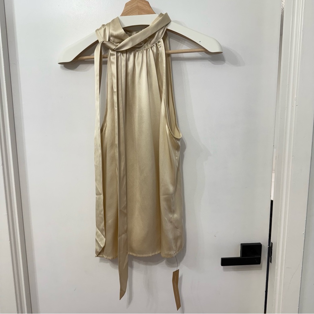 Reformation 100% Silk Sleeveless Blouse